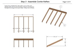 Gazebo with Hip Roof Downloadable Building Plans