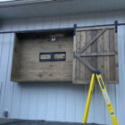 Outdoor TV Cabinet with Barn Doors Downloadable Building Plan