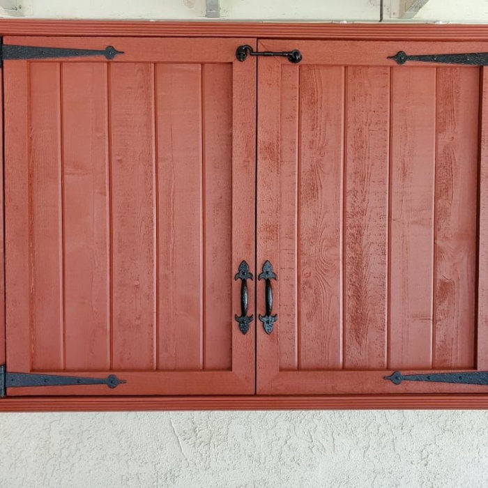 unnamed Outdoor TV Cabinet with Double Doors Downloadable Building Plan